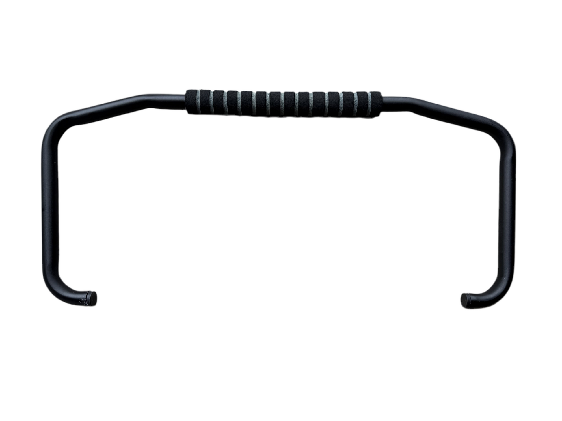 Replacement black metal handle with textured rubber grip for Iceland Coolers, designed for secure and comfortable transport.