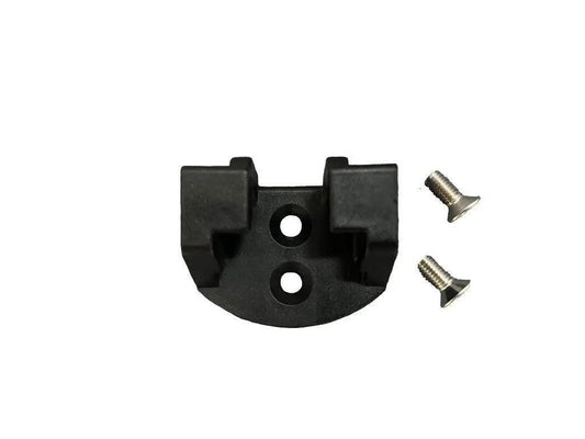 EZ Lock latch clip with mounting screws for Iceland Coolers, designed for secure cooler lid closure and easy replacement.