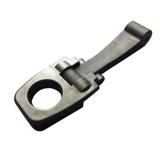 EZ Lock Latch replacement part for Iceland Coolers, featuring durable molded construction with hinge and locking hole.