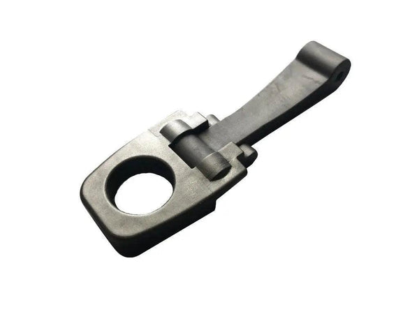EZ Lock Latch replacement part for Iceland Coolers, featuring durable molded construction with hinge and locking hole.