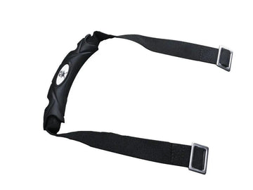 Durable cooler handle for Iceland Coolers with molded grip, adjustable nylon straps, and metal attachment loops.