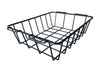 Black wire hanging basket for Iceland Coolers, designed to organize dry goods and keep items elevated above ice or cold storage.