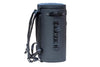 Side view of Iceland Coolers Saga Series 30-can soft cooler showing padded backpack straps and MOLLE-style webbing.