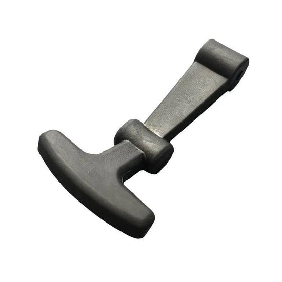 T-latch replacement part for Iceland Coolers, designed for secure cooler closure with durable molded construction and hinge support.