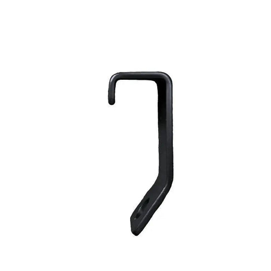 Black universal cooler lock bracket for Iceland Coolers, designed to secure your cooler with a padlock during travel or storage.