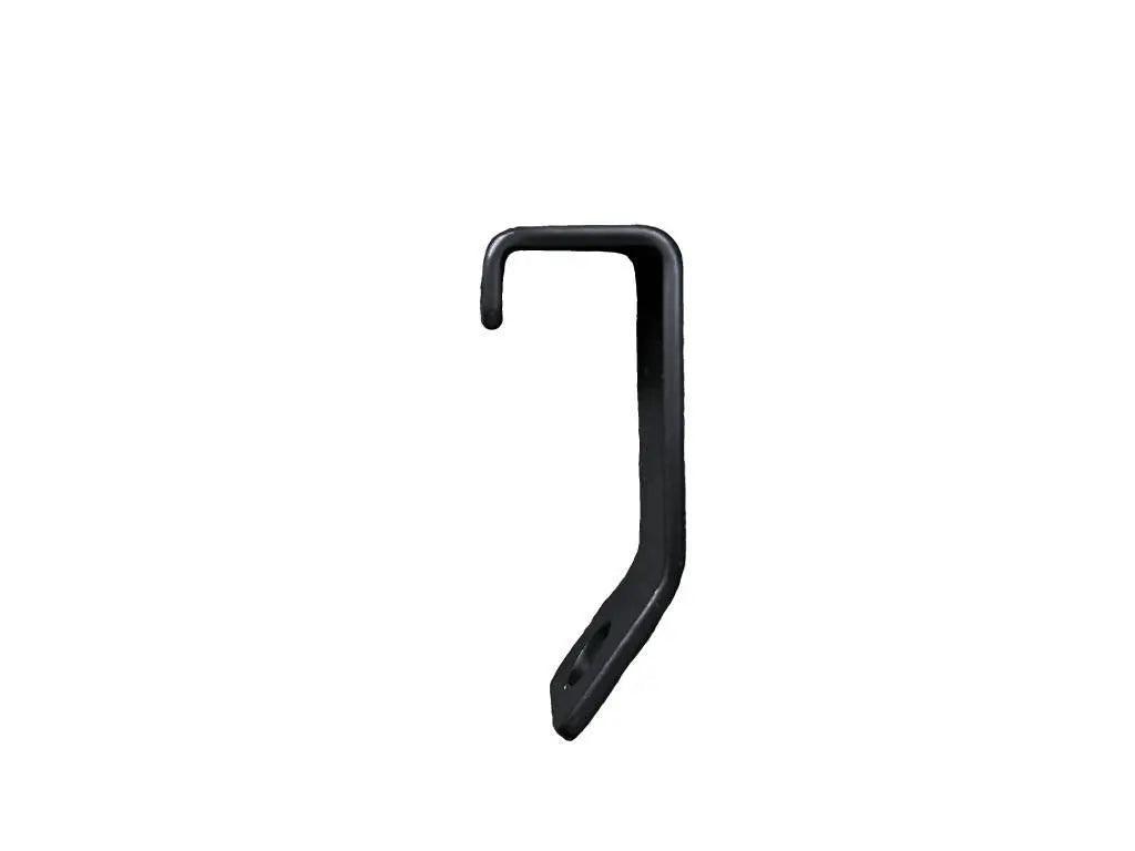 Black universal cooler lock bracket for Iceland Coolers, designed to secure your cooler with a padlock during travel or storage.