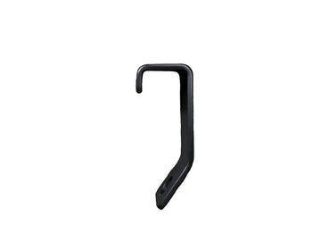 Black universal cooler lock bracket for Iceland Coolers, designed to secure your cooler with a padlock during travel or storage.