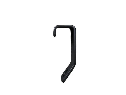 Black universal cooler lock bracket for Iceland Coolers, designed to secure your cooler with a padlock during travel or storage.
