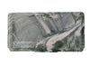 Top view of Iceland Coolers Viking Series 75 QT in arctic camo with built-in fish ruler molded into the lid.