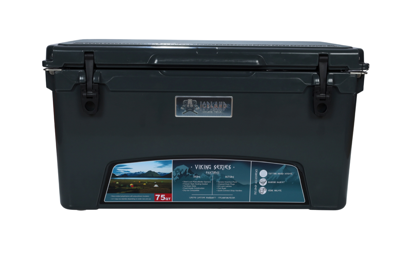 commercial fishing ice box Koastal 100L Long Mackerel so you can use the entire structure as a compact seat Fishing Coolers Iceland Coolers